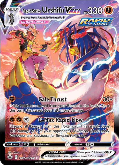 Rapid Strike Urshifu VMAX Pokémon card