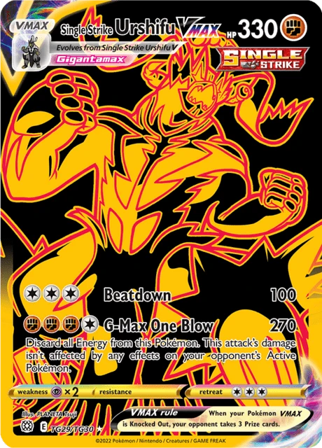 Single Strike Urshifu VMAX Pokémon card