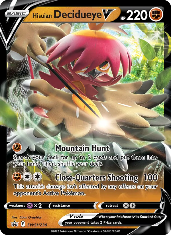 Hisuian Decidueye V card