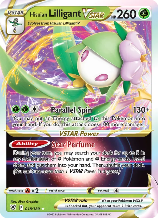 Hisuian Lilligant VSTAR Pokémon card