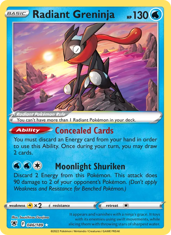 Radiant Greninja card