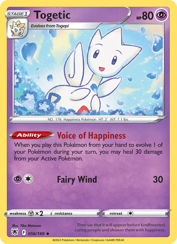 Togetic Pokémon card