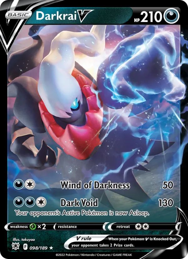 Darkrai V Pokémon card