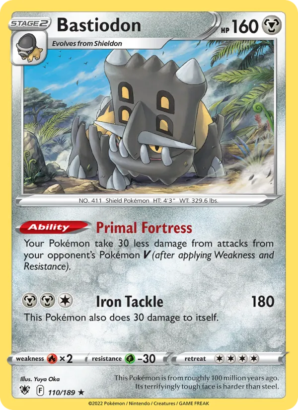 Bastiodon Pokémon card