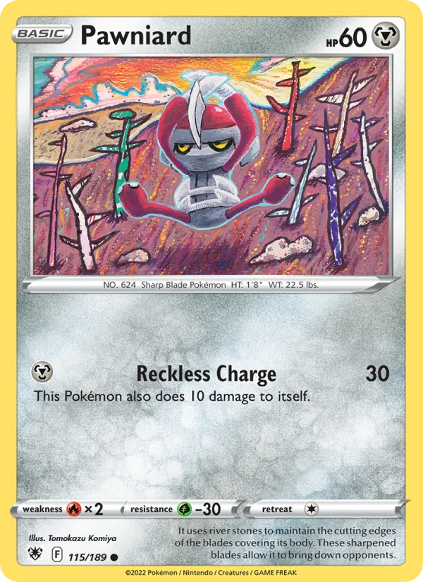 Pawniard card