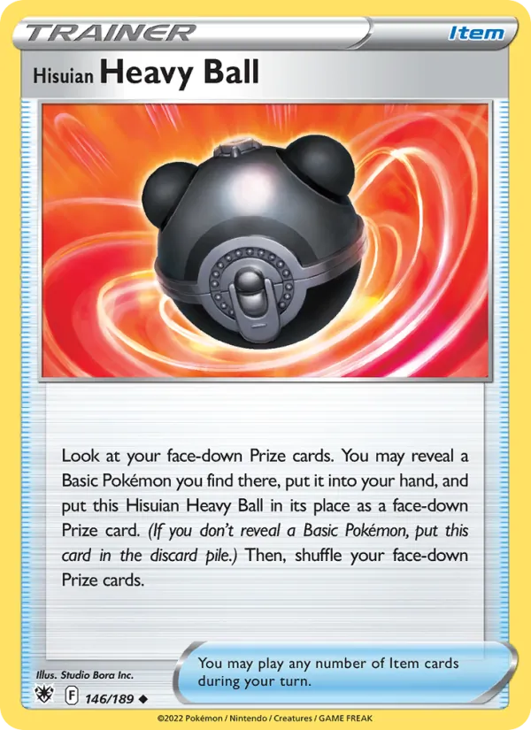 Hisuian Heavy Ball card