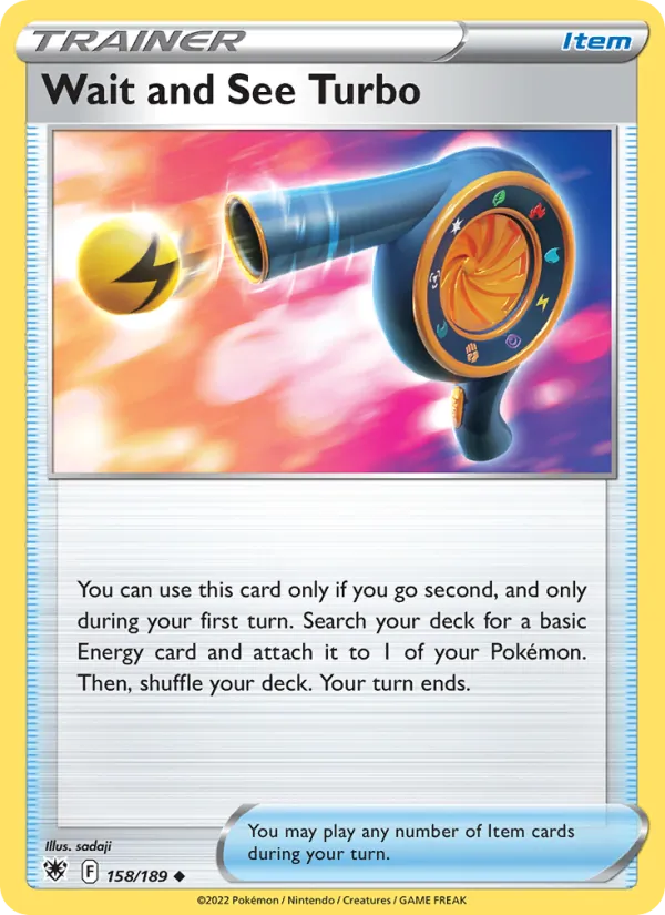 Wait and See Turbo card