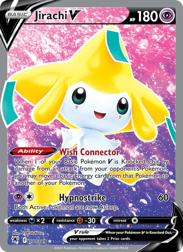 Jirachi V Pokémon card