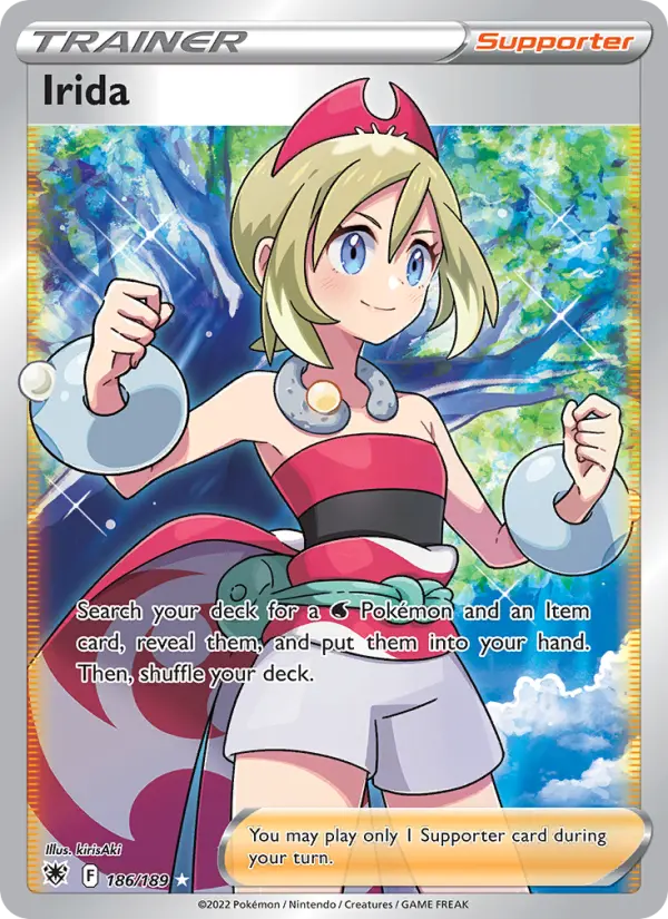 Irida Pokémon card