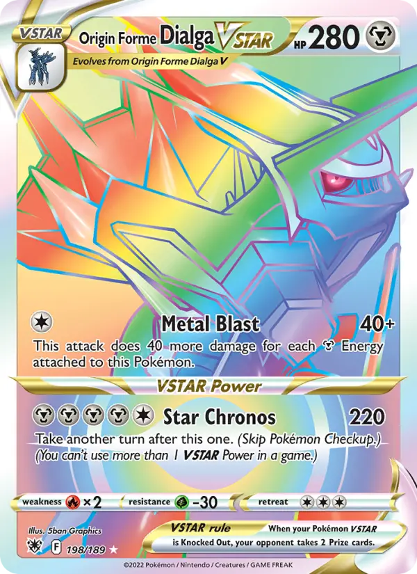 Origin Forme Dialga VSTAR Pokémon card