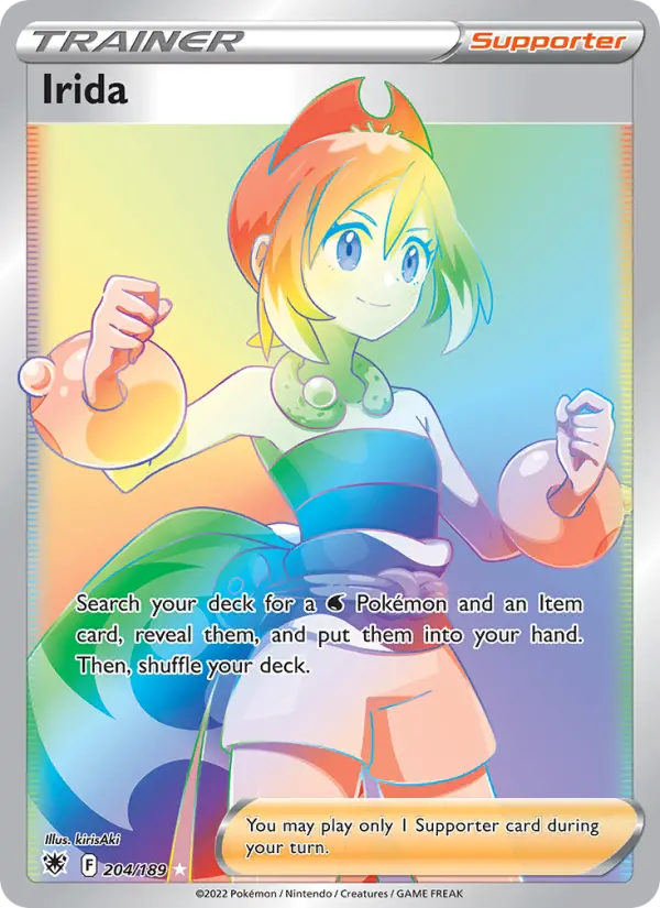Irida Pokémon card
