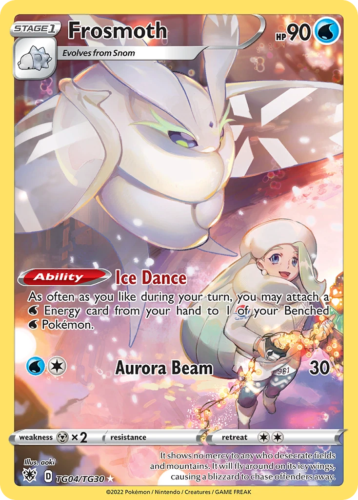 Frosmoth Pokémon card