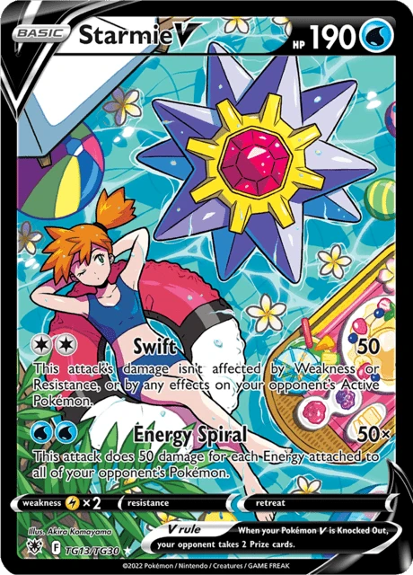 Starmie V Pokémon card