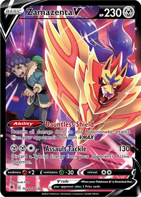 Zamazenta V Pokémon card
