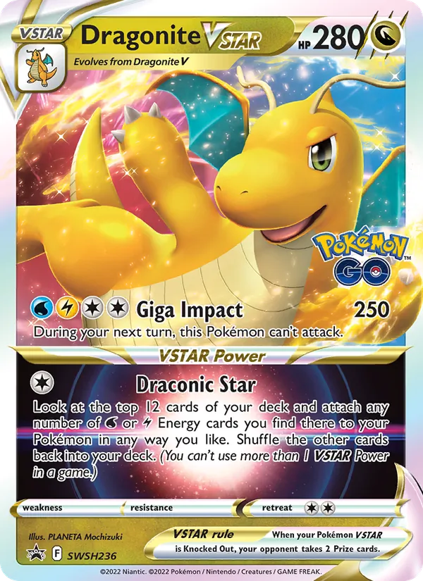 Dragonite VSTAR Pokémon card