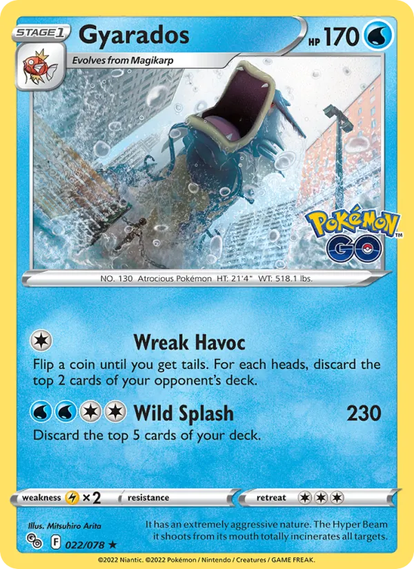 Gyarados Pokémon card