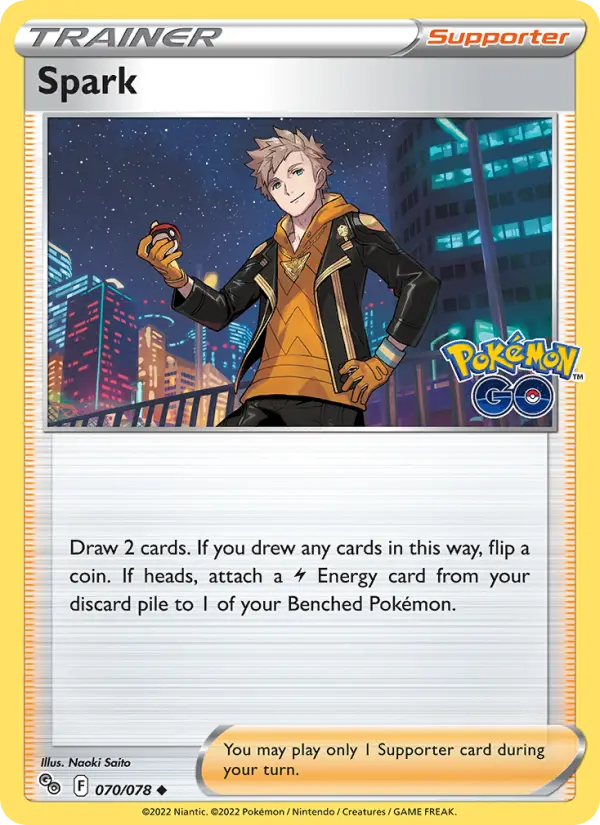Spark Pokémon card