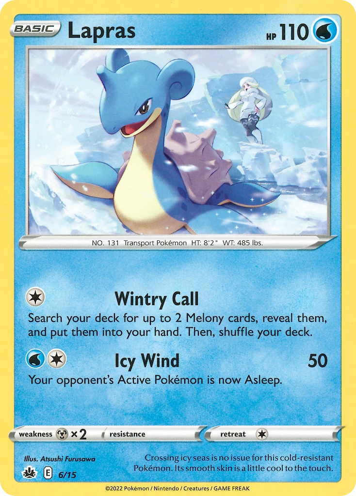 Lapras Pokémon card