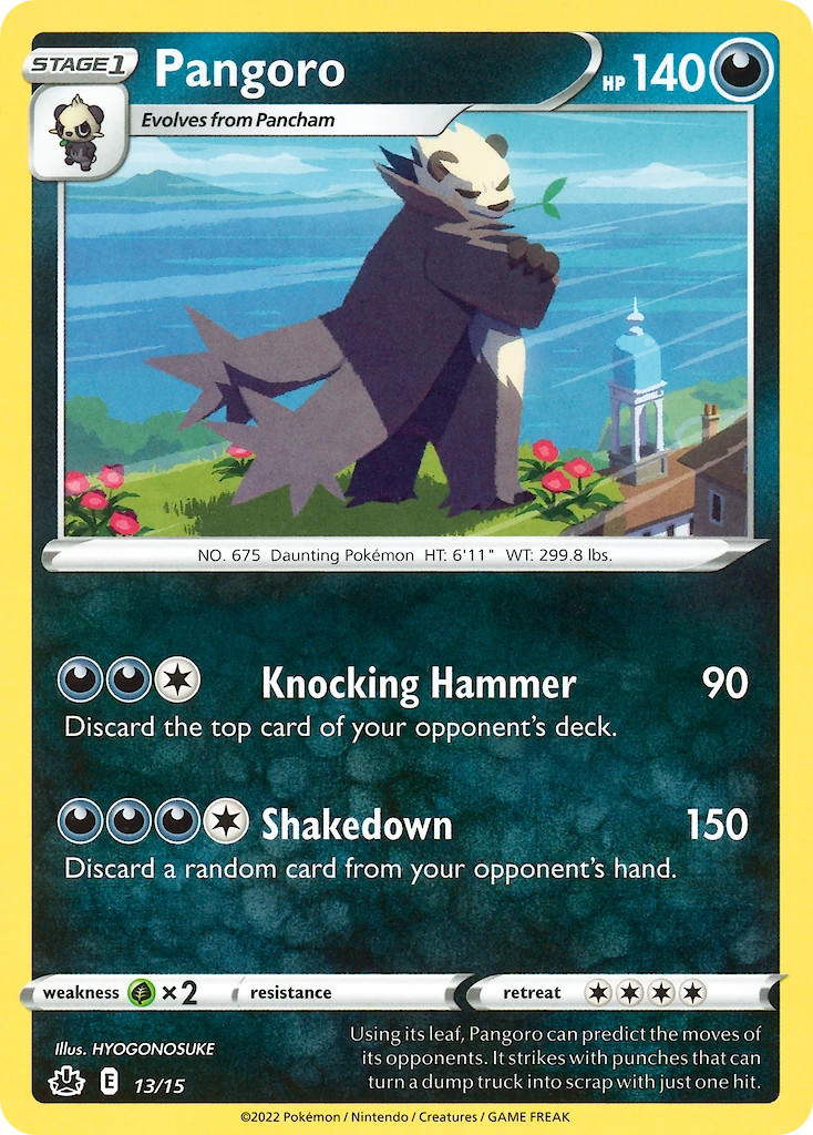 Pangoro Pokémon card