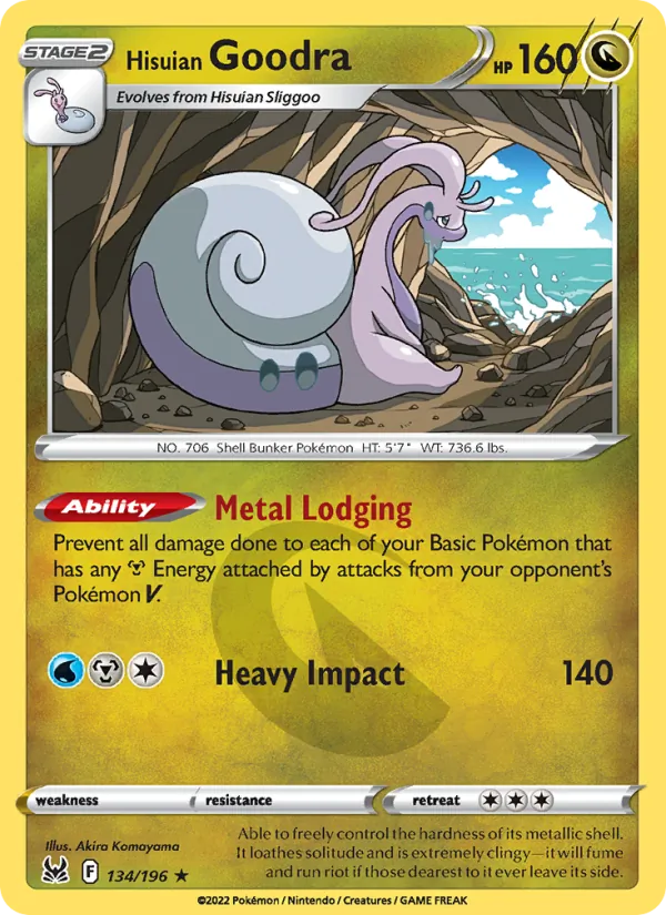 Hisuian Goodra Pokémon card