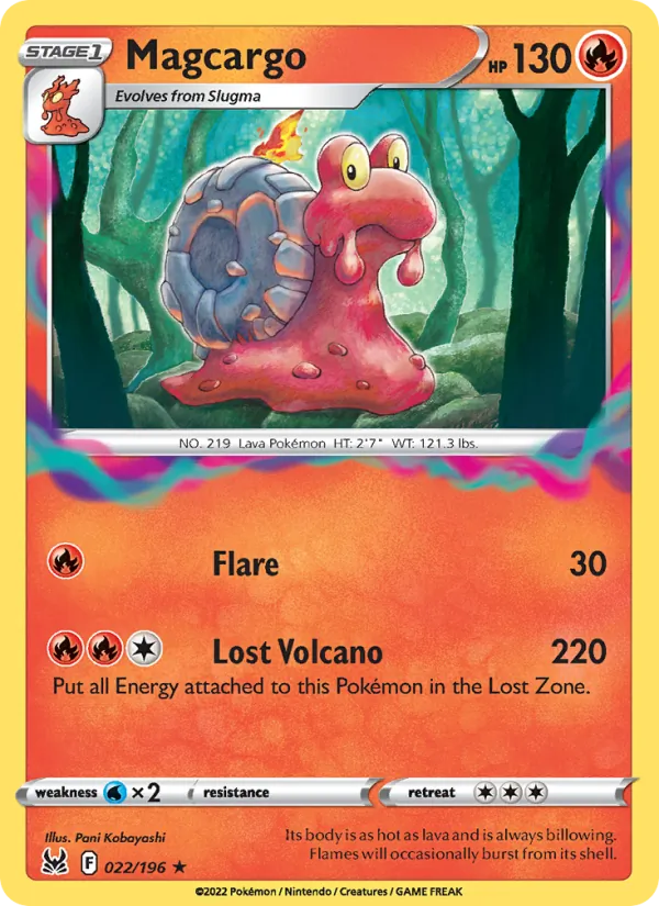 Magcargo Pokémon card