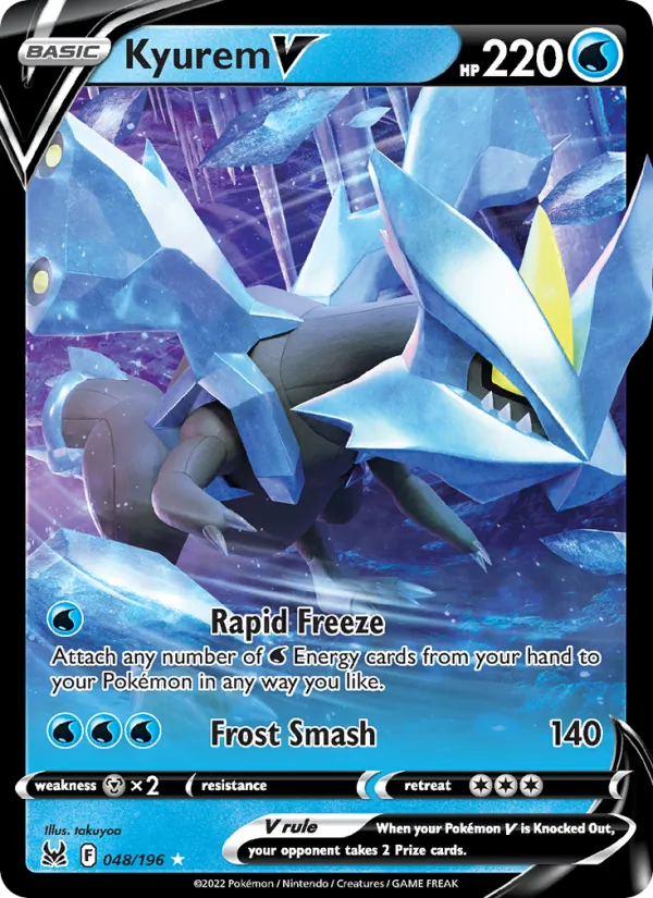 Kyurem V Pokémon card