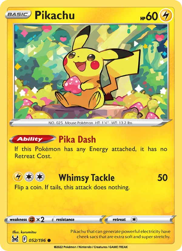 Pikachu Pokémon card