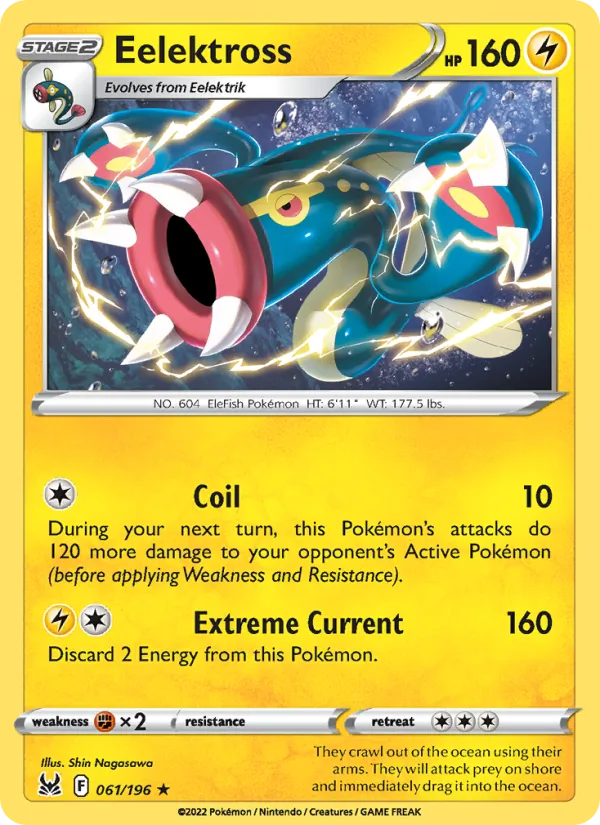 Eelektross Pokémon card
