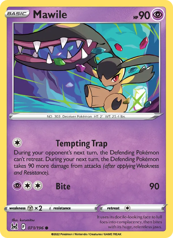 Mawile Pokémon card