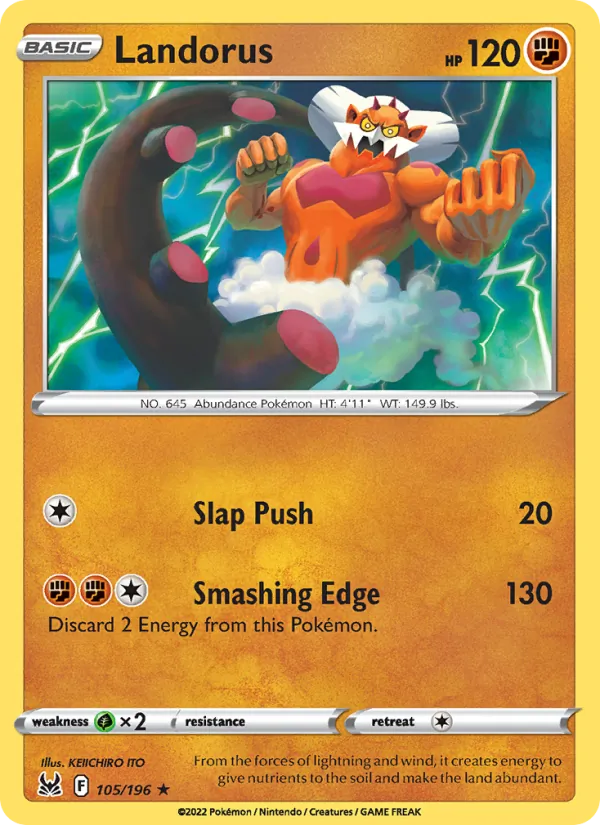 Landorus Pokémon card