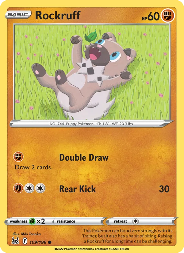 Rockruff card