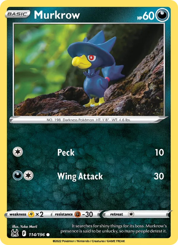 Murkrow Pokémon card