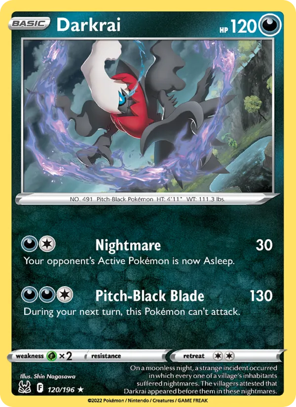 Darkrai Pokémon card