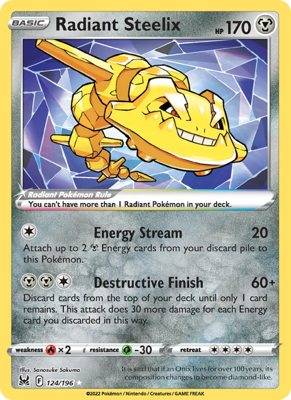 Radiant Steelix card