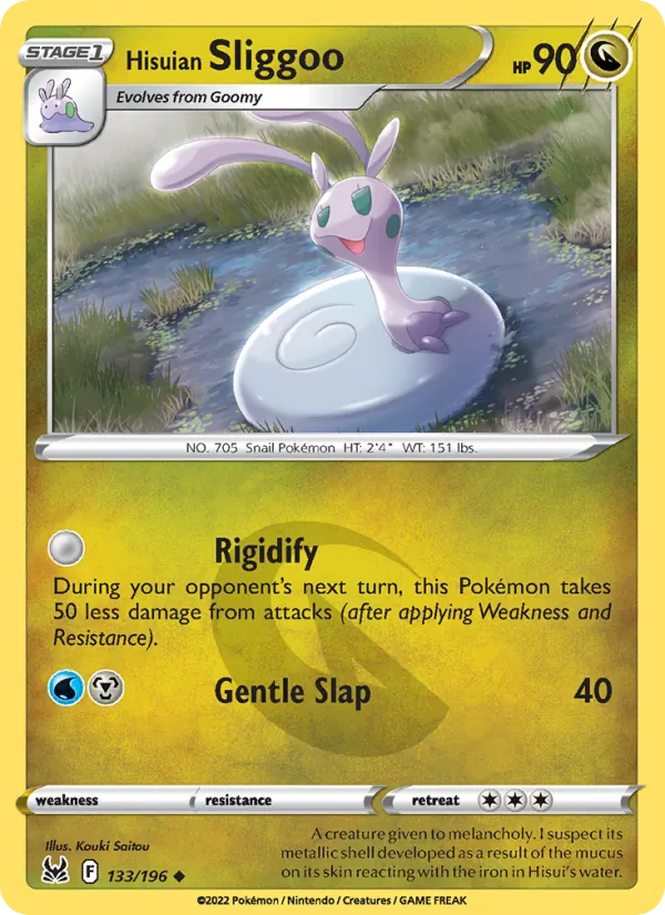 Hisuian Sliggoo Pokémon card