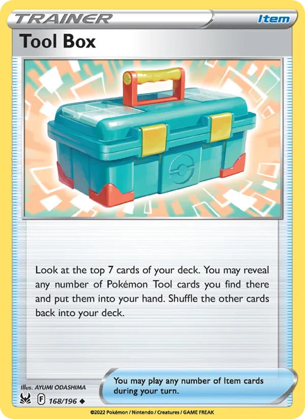 Tool Box card