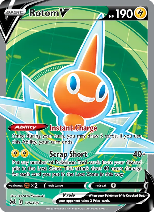 Rotom V Pokémon card