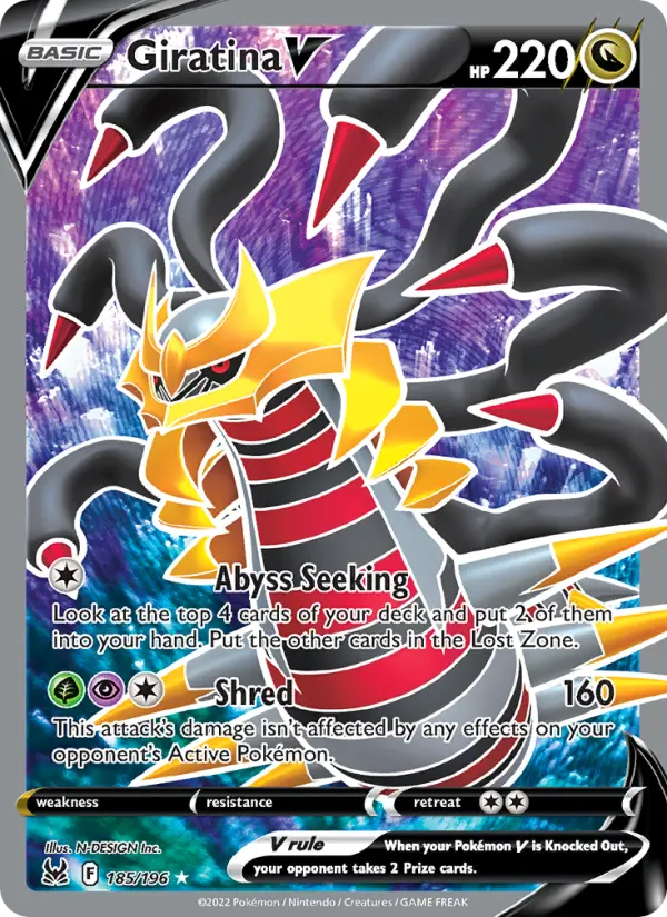 Giratina V Pokémon card