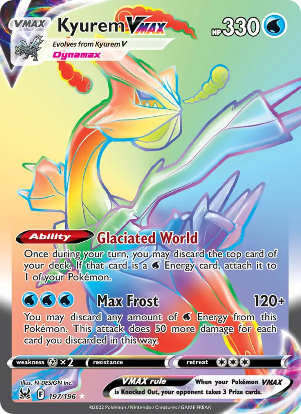 Kyurem VMAX Pokémon card