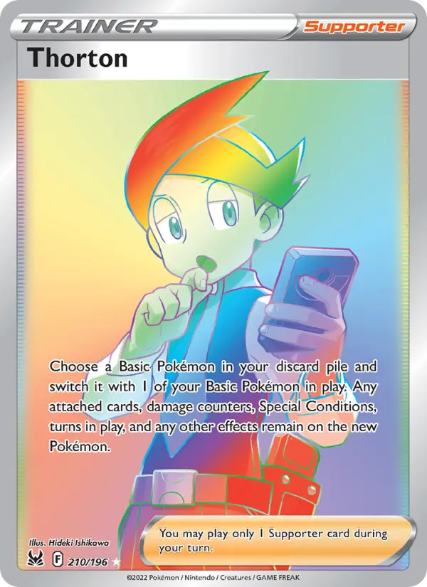 Thorton Pokémon card