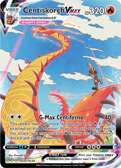 Centiskorch VMAX Pokémon card