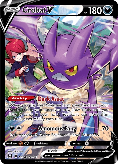 Crobat V Pokémon card