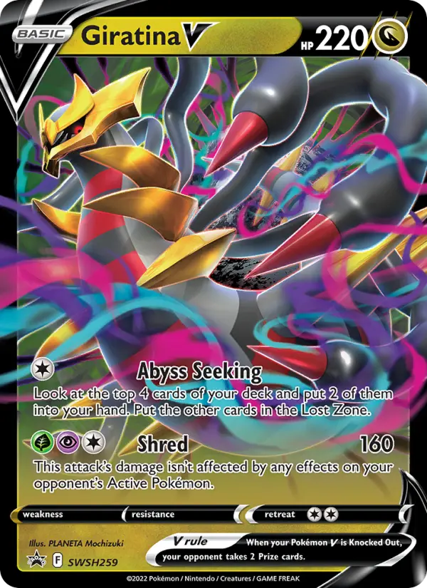 Giratina V Pokémon card