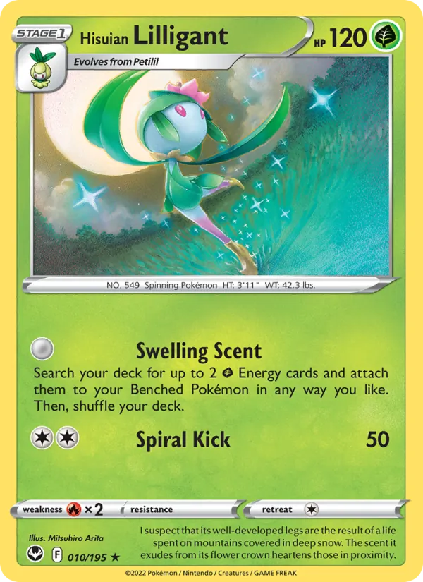 Hisuian Lilligant Pokémon card