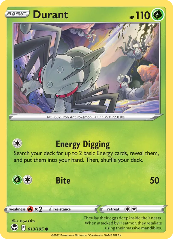 Durant Pokémon card