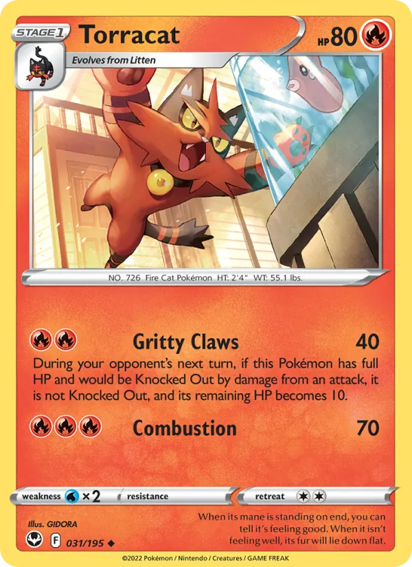 Torracat card