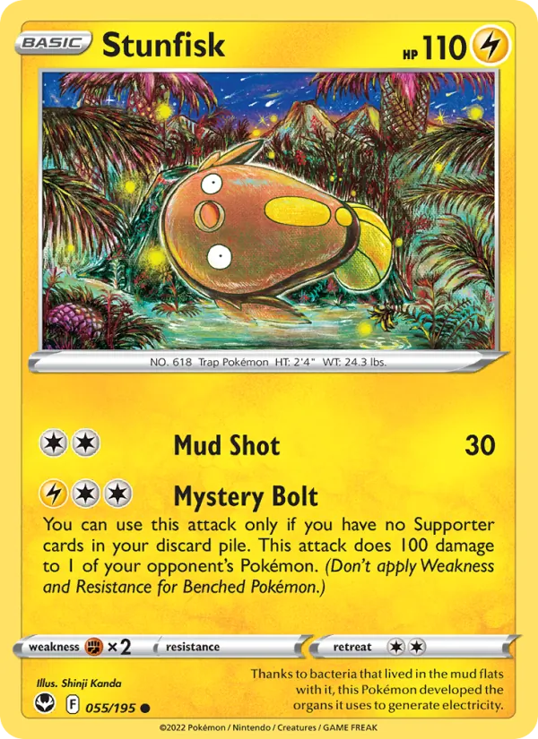 Stunfisk Pokémon card