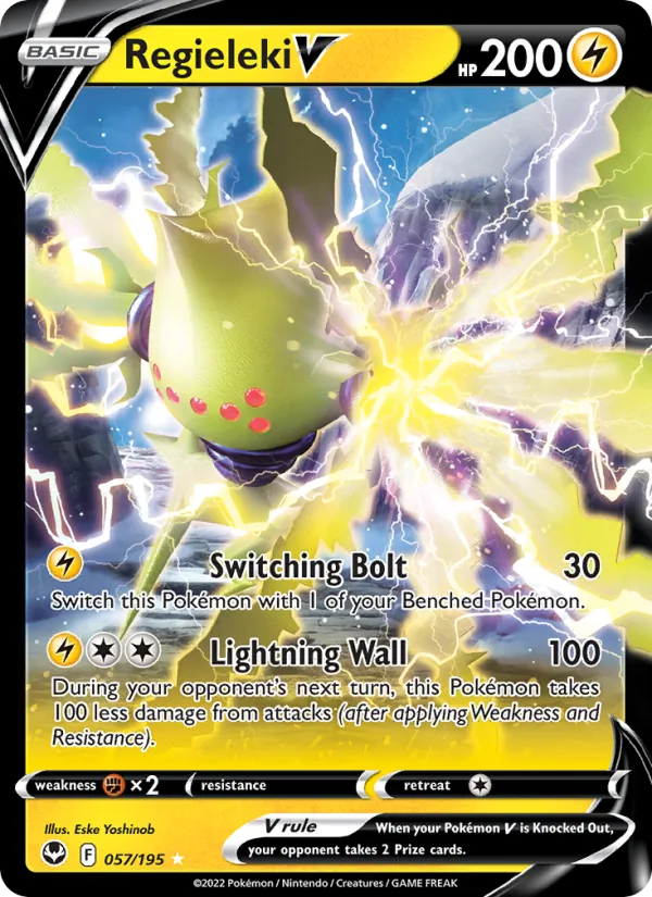 Regieleki V Pokémon card