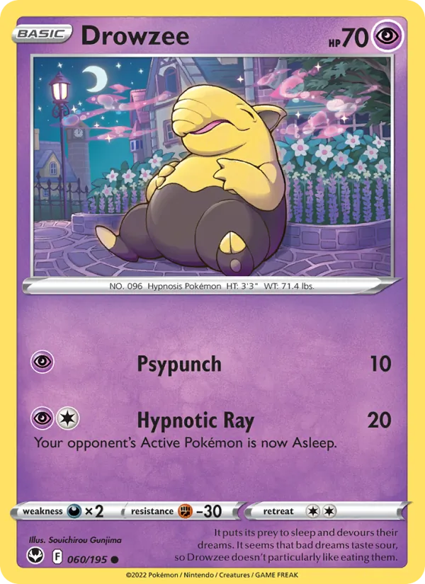 Drowzee Pokémon card