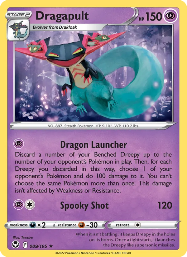 Dragapult Pokémon card